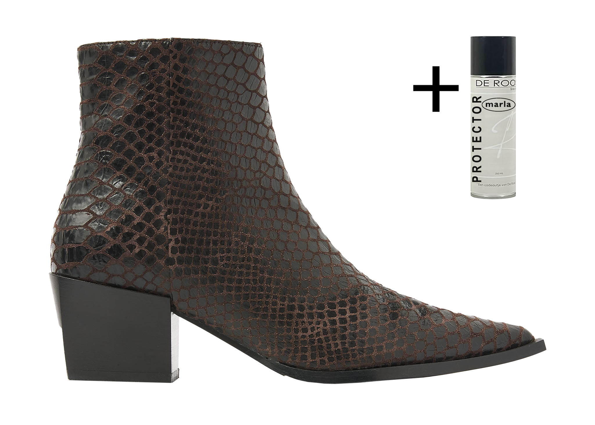 Via Vai VIA VAI Enkellaarsje Kate Malina 62332-01-307 Bruin Slang