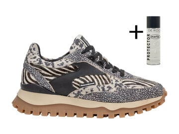 Floris van Bommel Floris van Bommel Sneaker Grommi 04.01 Zwart Combi