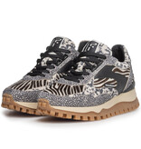 Floris van Bommel Floris van Bommel Sneaker Grommi 04.01 Zwart Combi