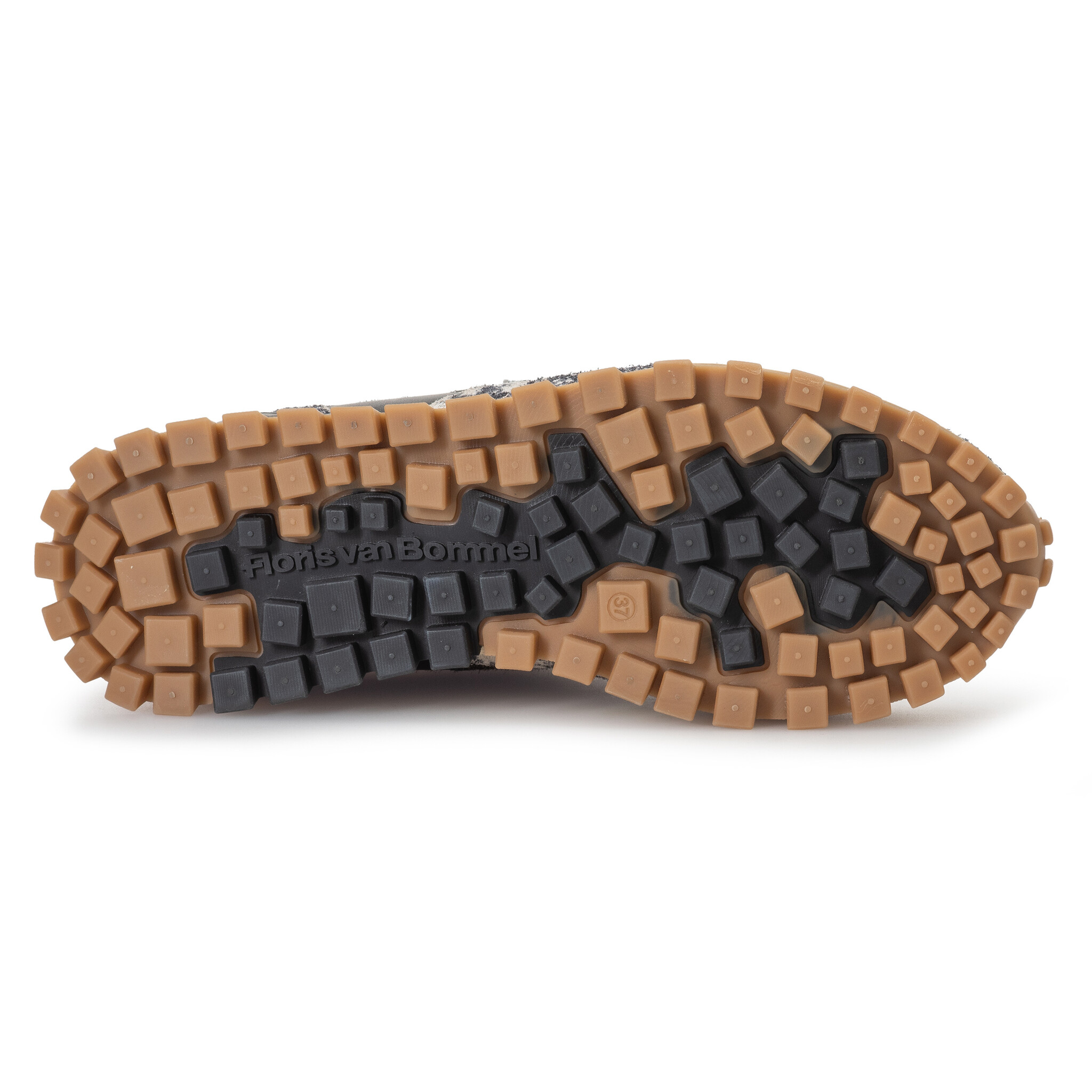 Floris van Bommel Floris van Bommel Sneaker Grommi 04.01 Zwart Combi