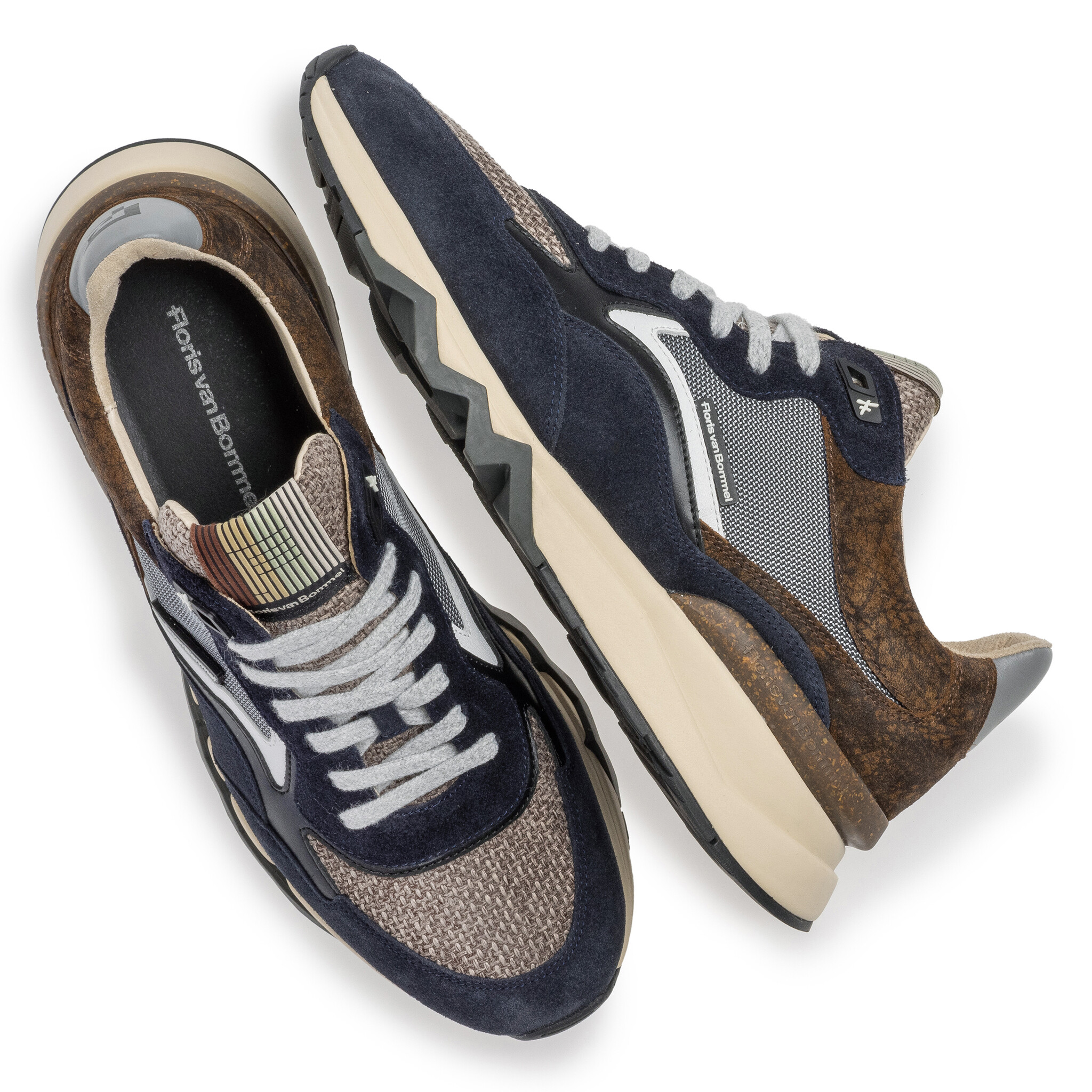 Floris van Bommel Floris van Bommel Sneaker De Zager 05.25 Blauw