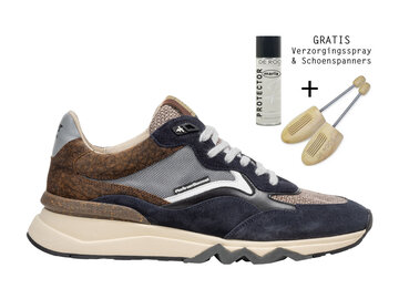 Floris van Bommel Floris van Bommel Sneaker De Zager 05.25 Blauw