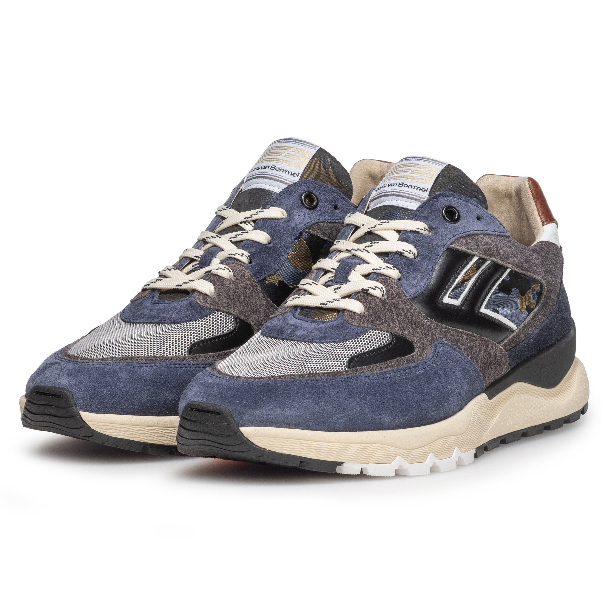 Floris van Bommel Floris van Bommel Sneaker De Treener 01.21 Blauw