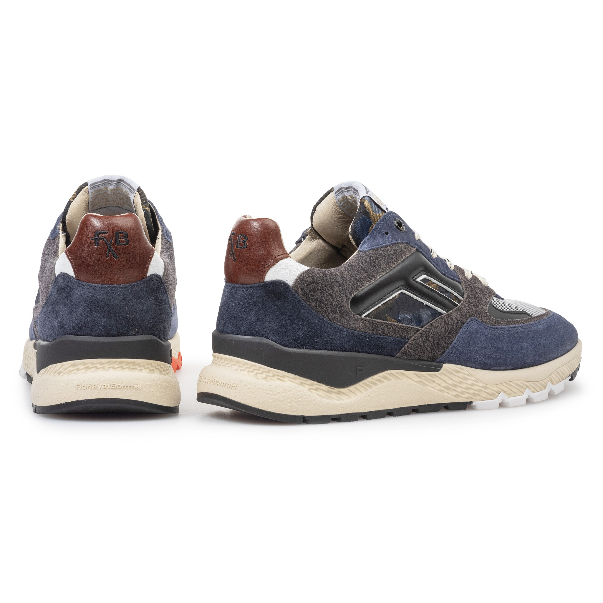 Floris van Bommel Floris van Bommel Sneaker De Treener 01.21 Blauw