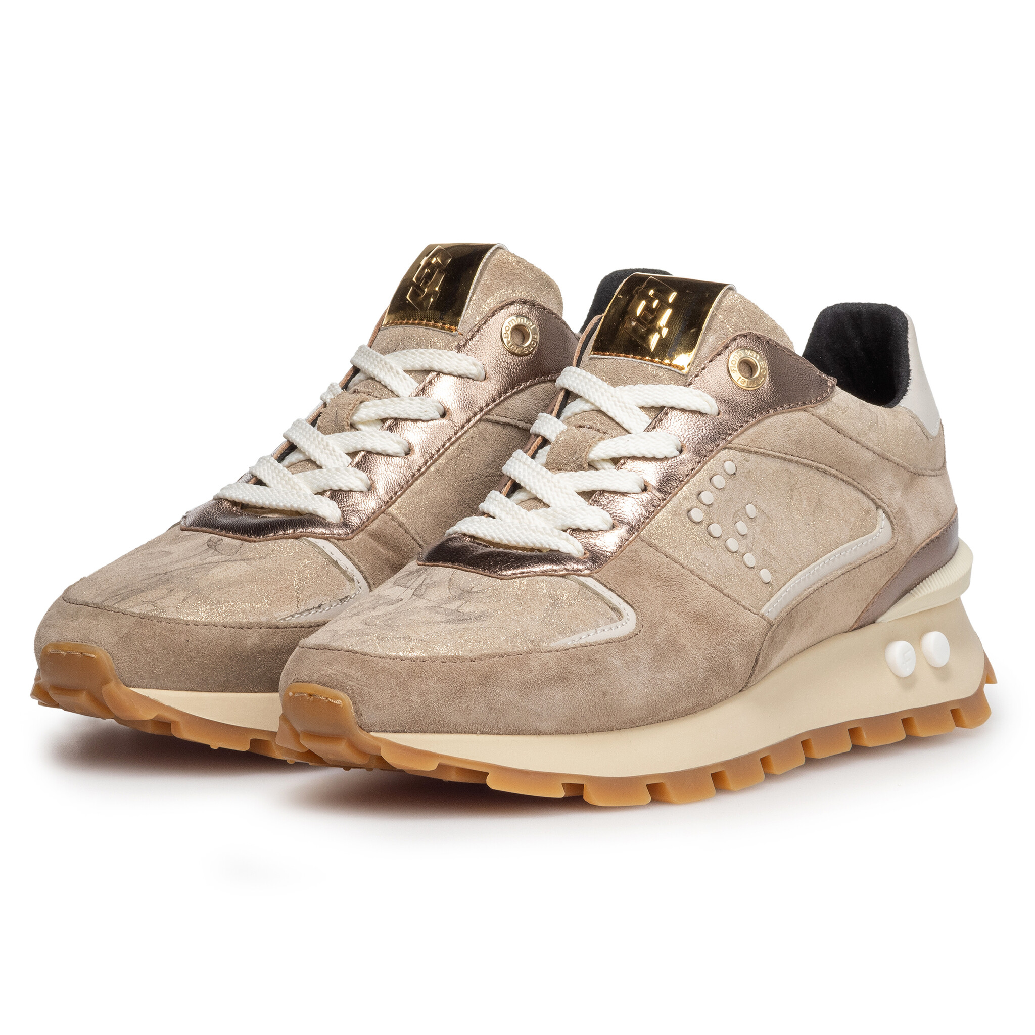 Floris van Bommel Floris van Bommel Sneaker Blokki 05.06 Taupe