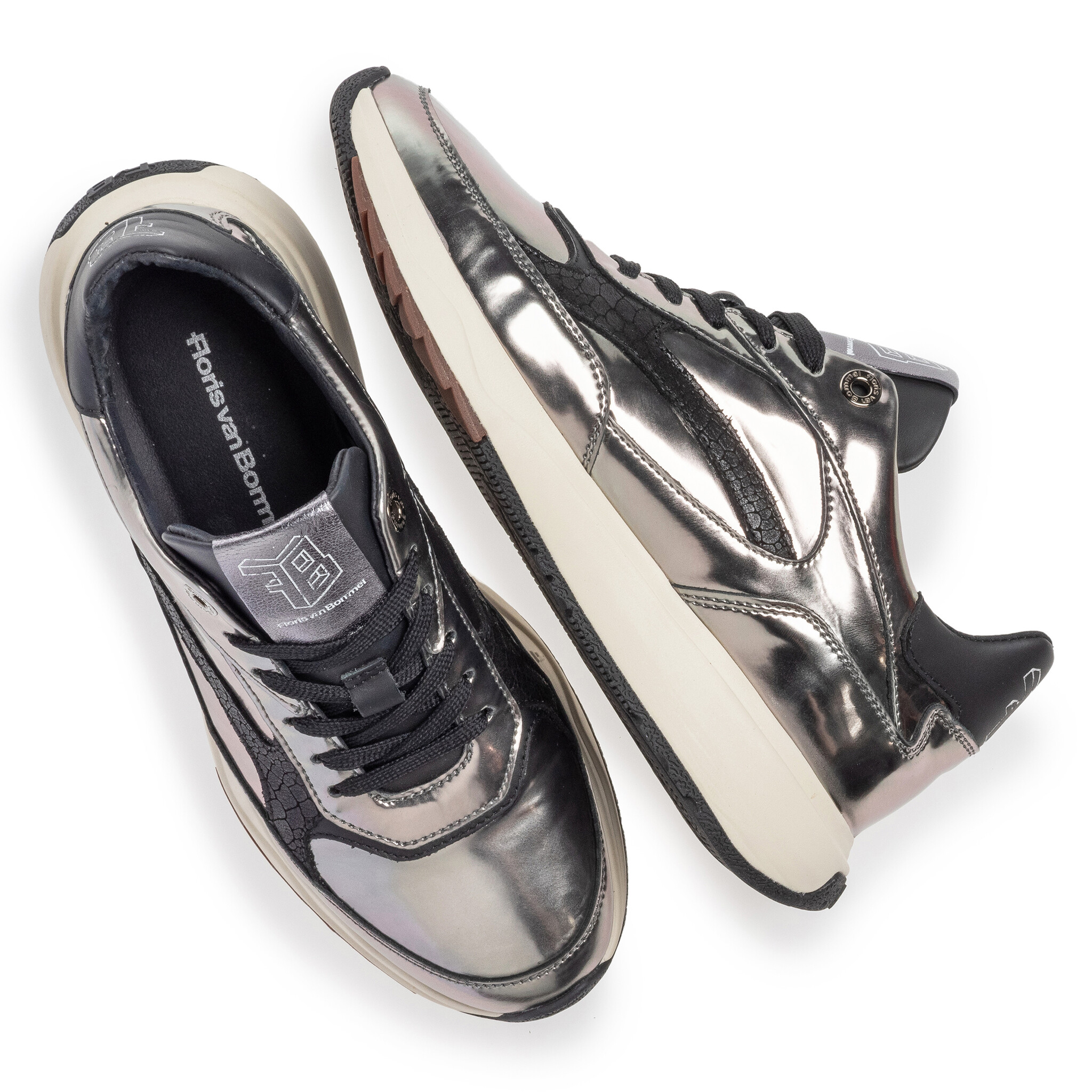 Floris van Bommel Floris van Bommel Sneaker Suvi 02.08 Zilver