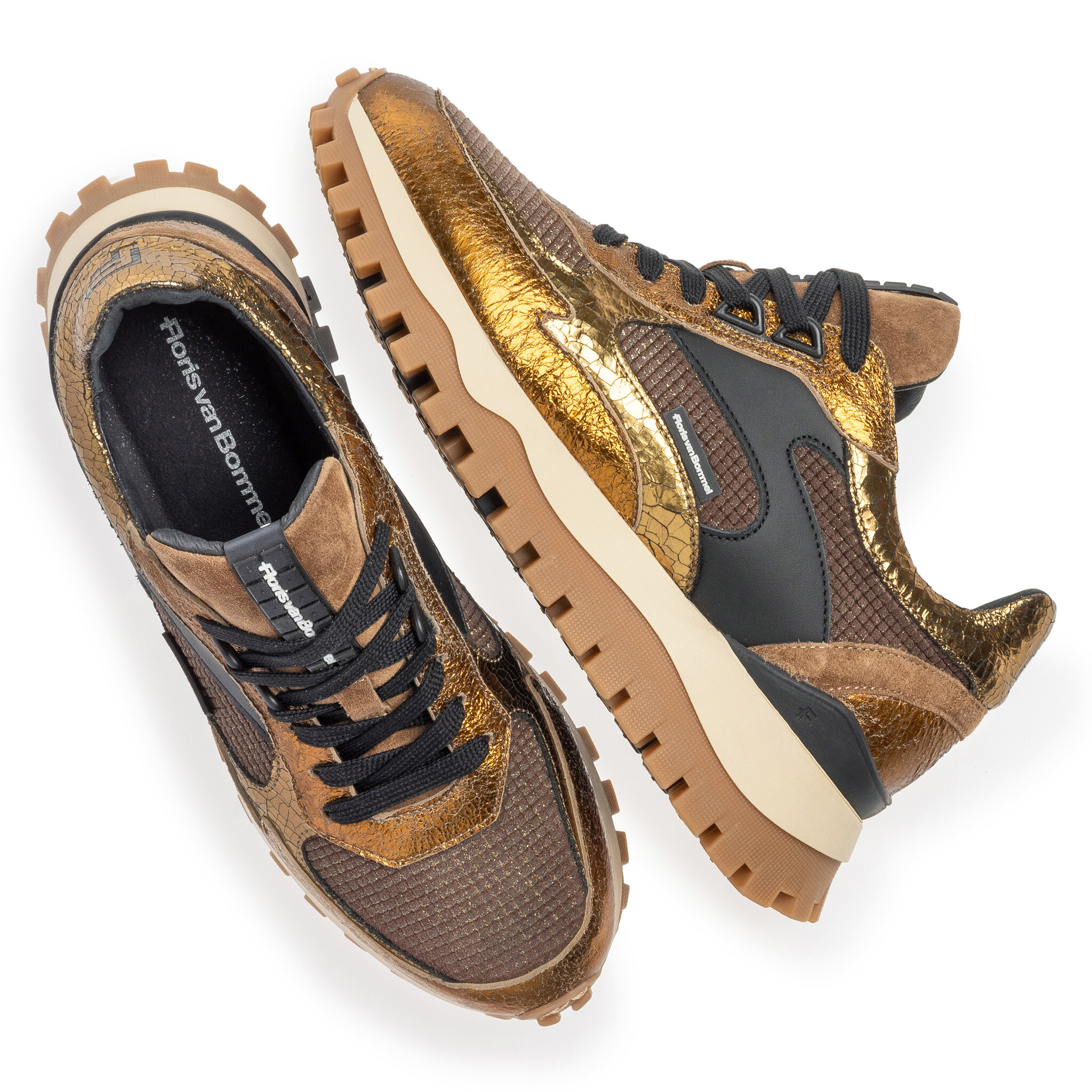 Floris van Bommel Floris van Bommel Sneaker Grommi 03.00 Goud
