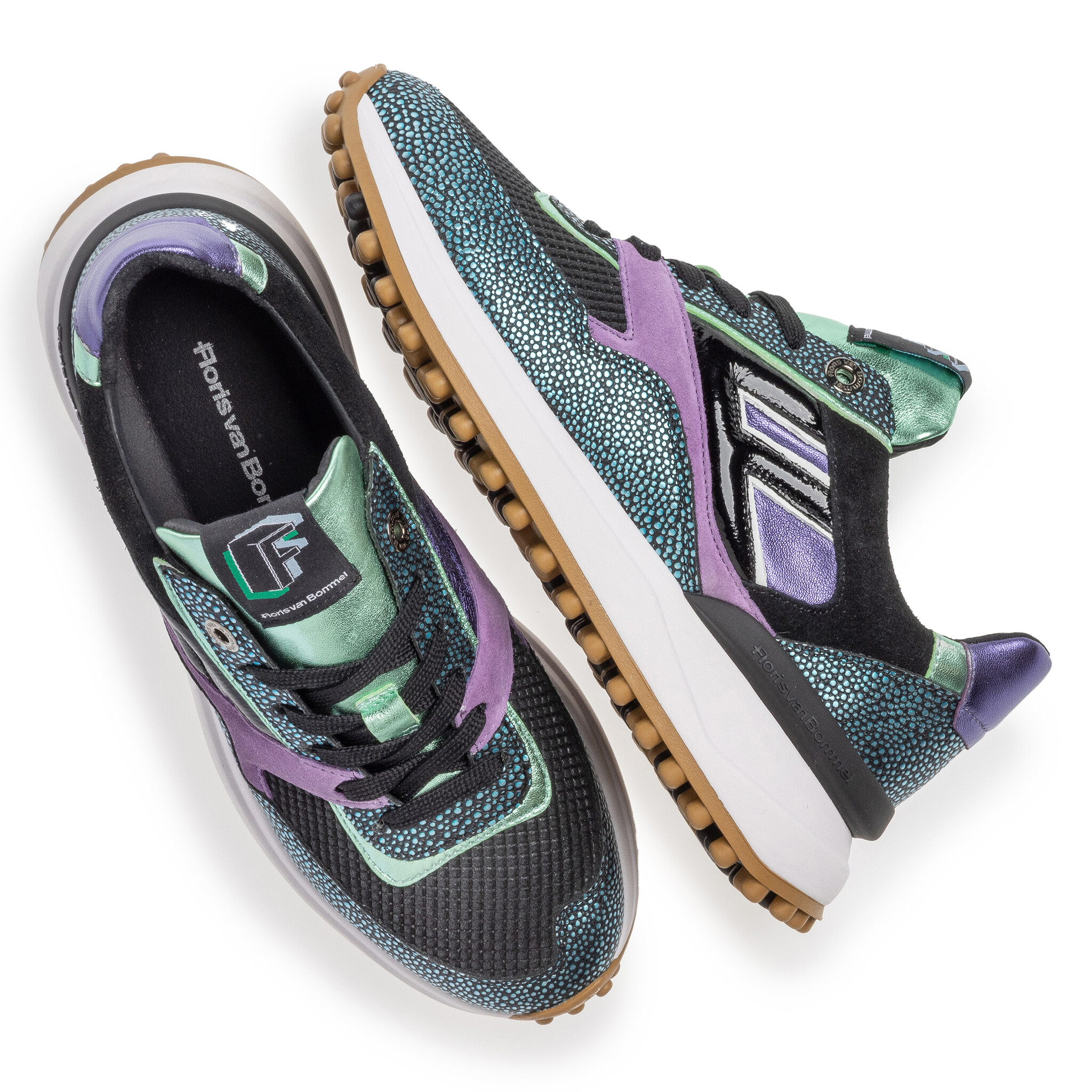 Floris van Bommel Floris van Bommel Sneaker Noppi 36.13 Blauw