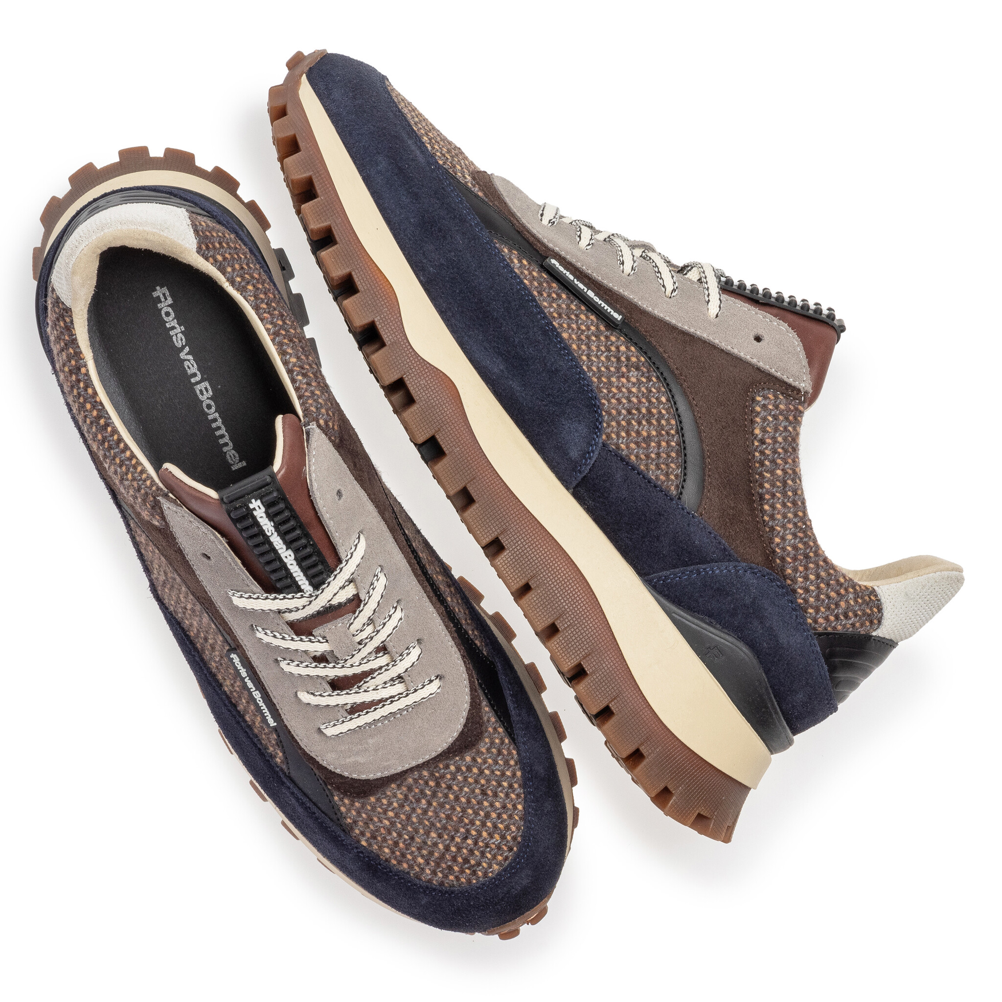 Floris van Bommel Floris van Bommel Sneaker De Grommer 05.10 Bruin