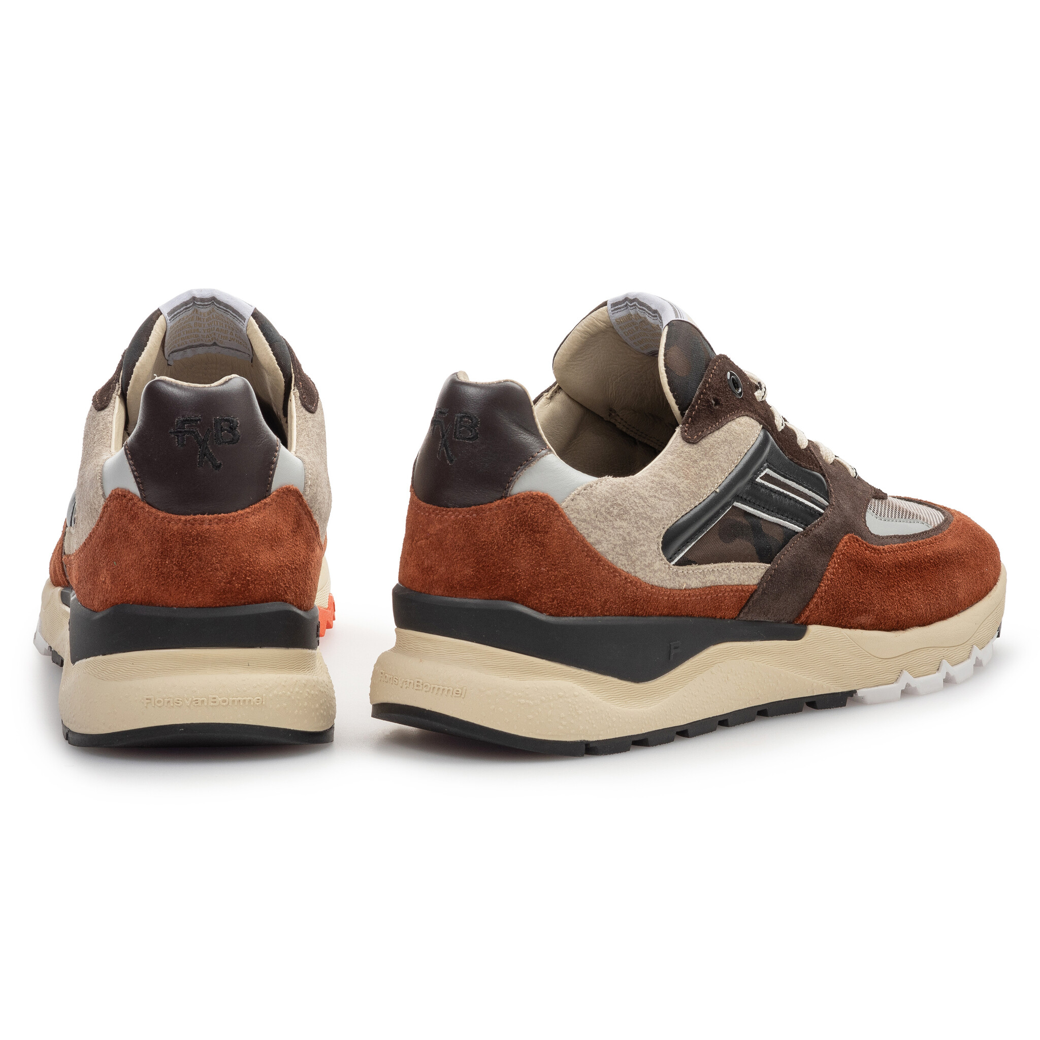 Floris van Bommel Floris van Bommel Sneaker De Treener 01.20 Oranje