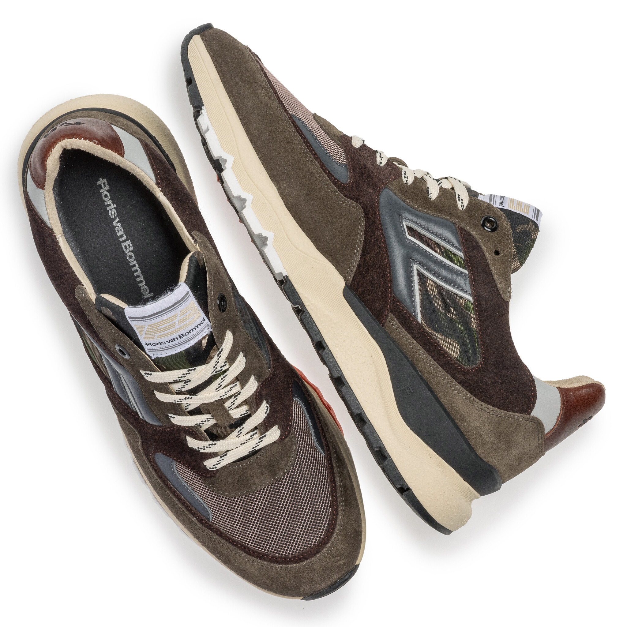 Floris van Bommel Floris van Bommel Sneaker De Treener 01.19 Groen