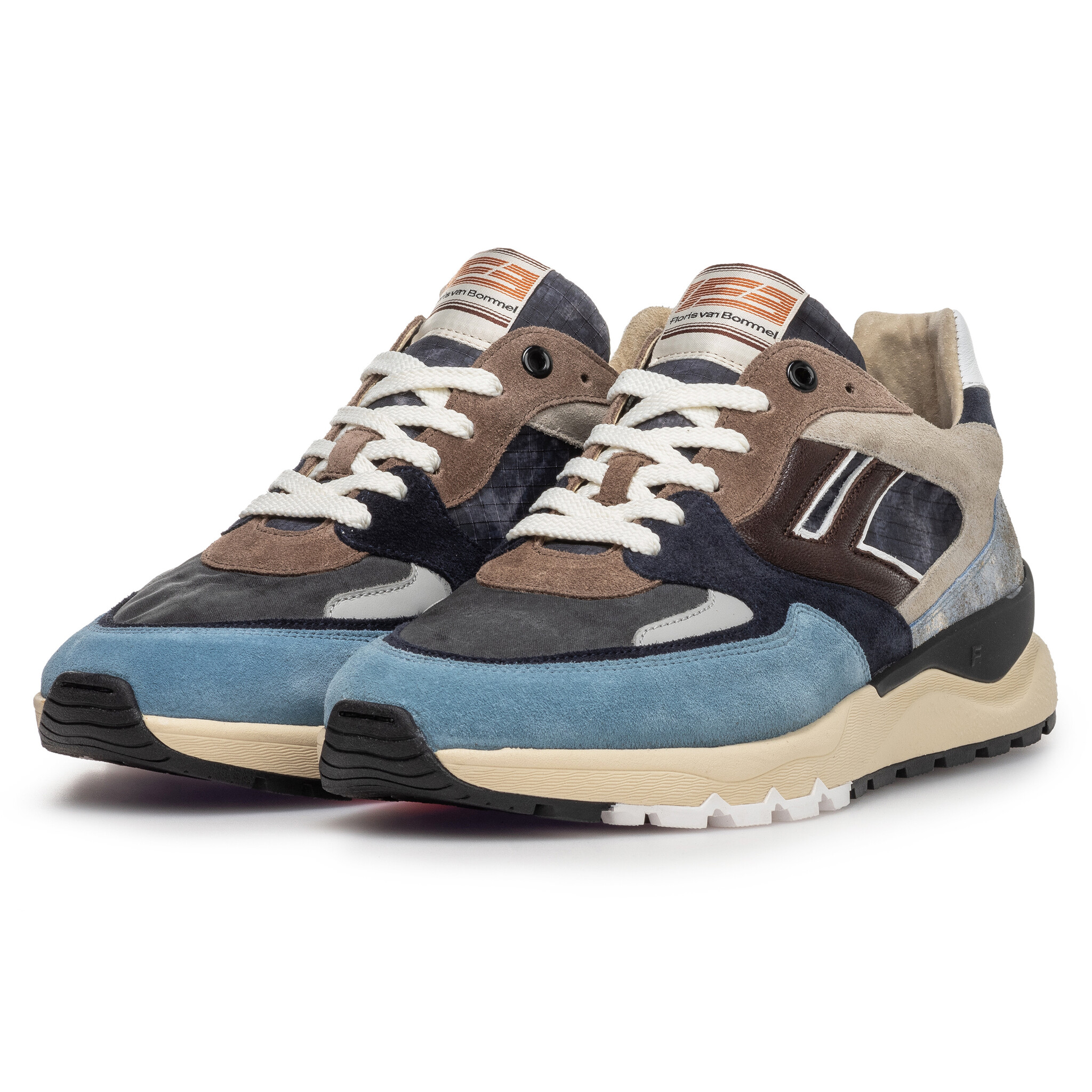 Floris van Bommel Floris van Bommel Sneaker De Treener 01.26 Blauw
