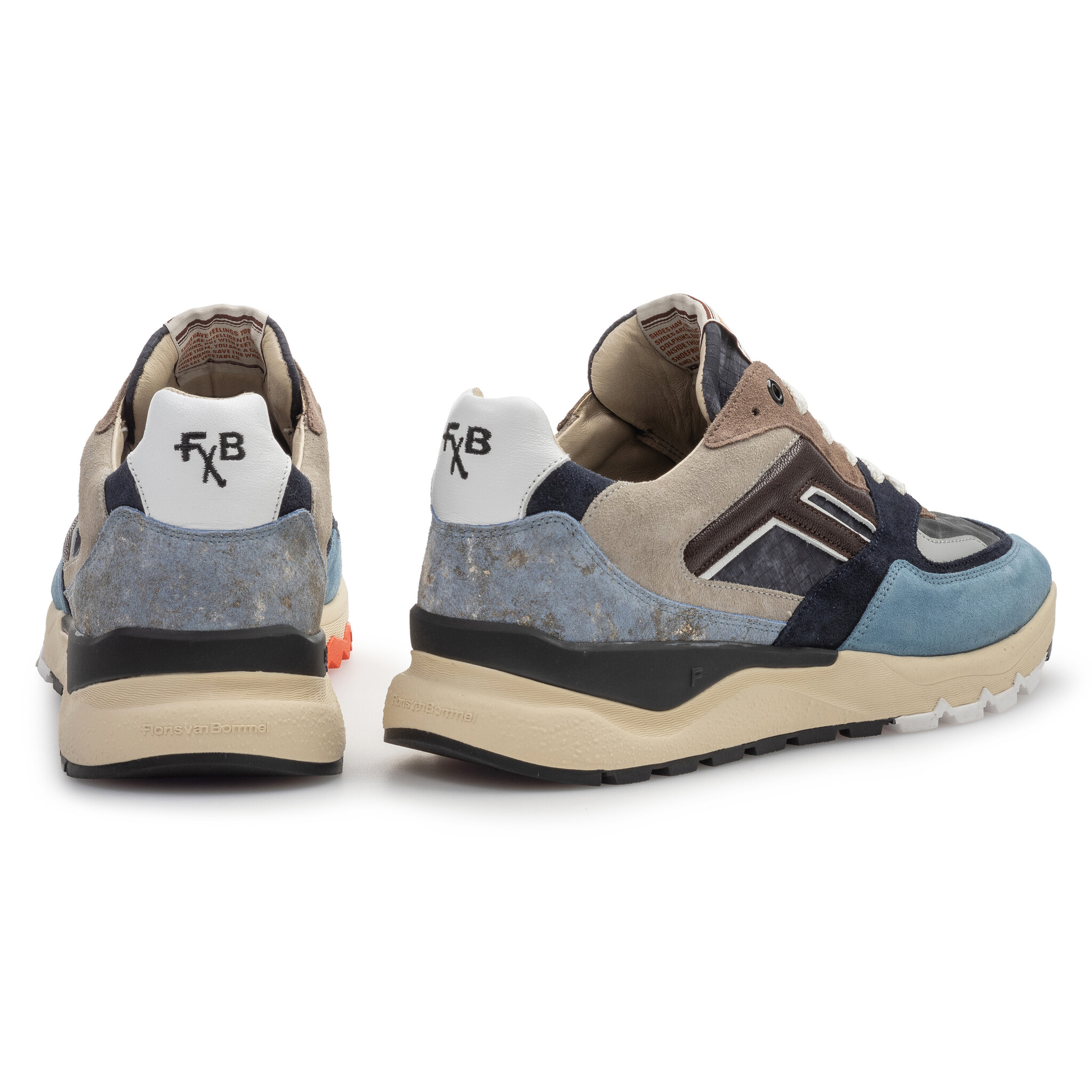 Floris van Bommel Floris van Bommel Sneaker De Treener 01.26 Blauw