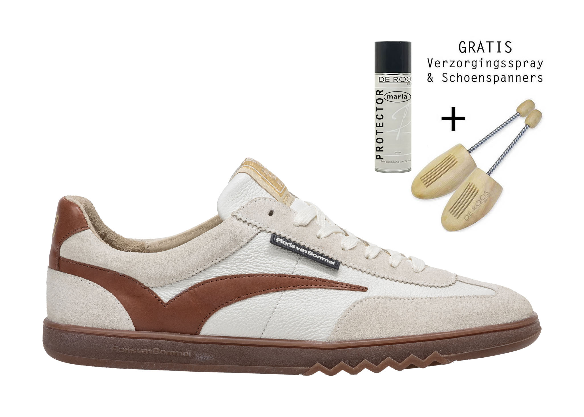 Floris van Bommel Floris van Bommel Sneaker De Zaler 03.02 Wit