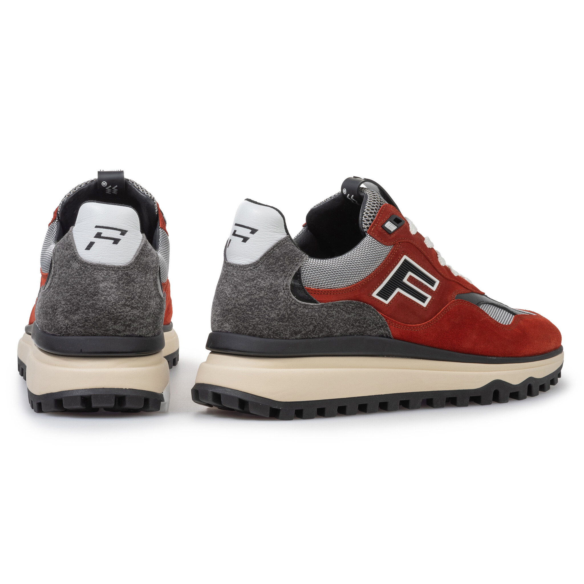 Floris van Bommel Floris van Bommel Sneaker De Gripper 01.04 Rood