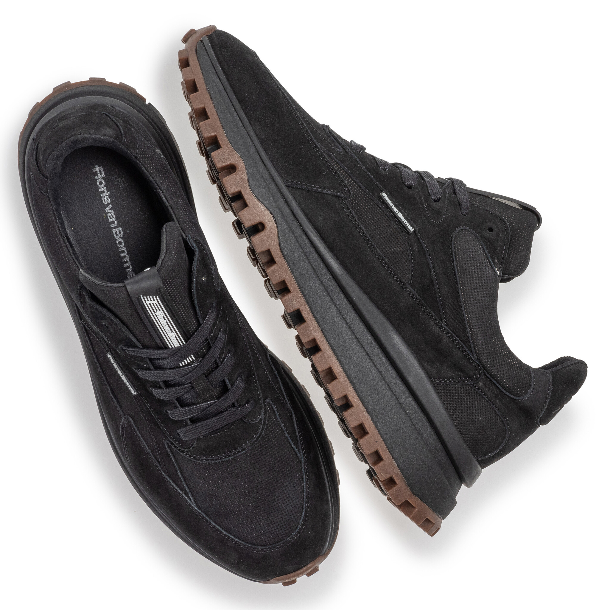 Floris van Bommel Floris van Bommel Sneaker De Gripper 04.03 Zwart