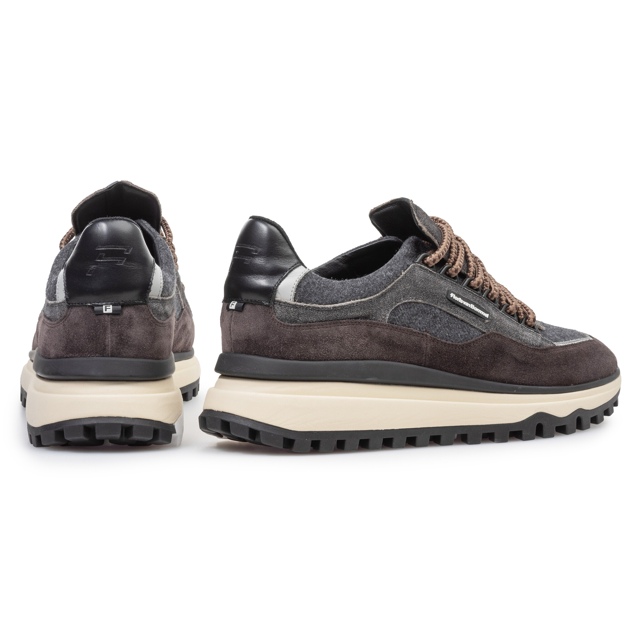 Floris van Bommel Floris van Bommel Sneaker De Gripper 03.00 Donker Grijs