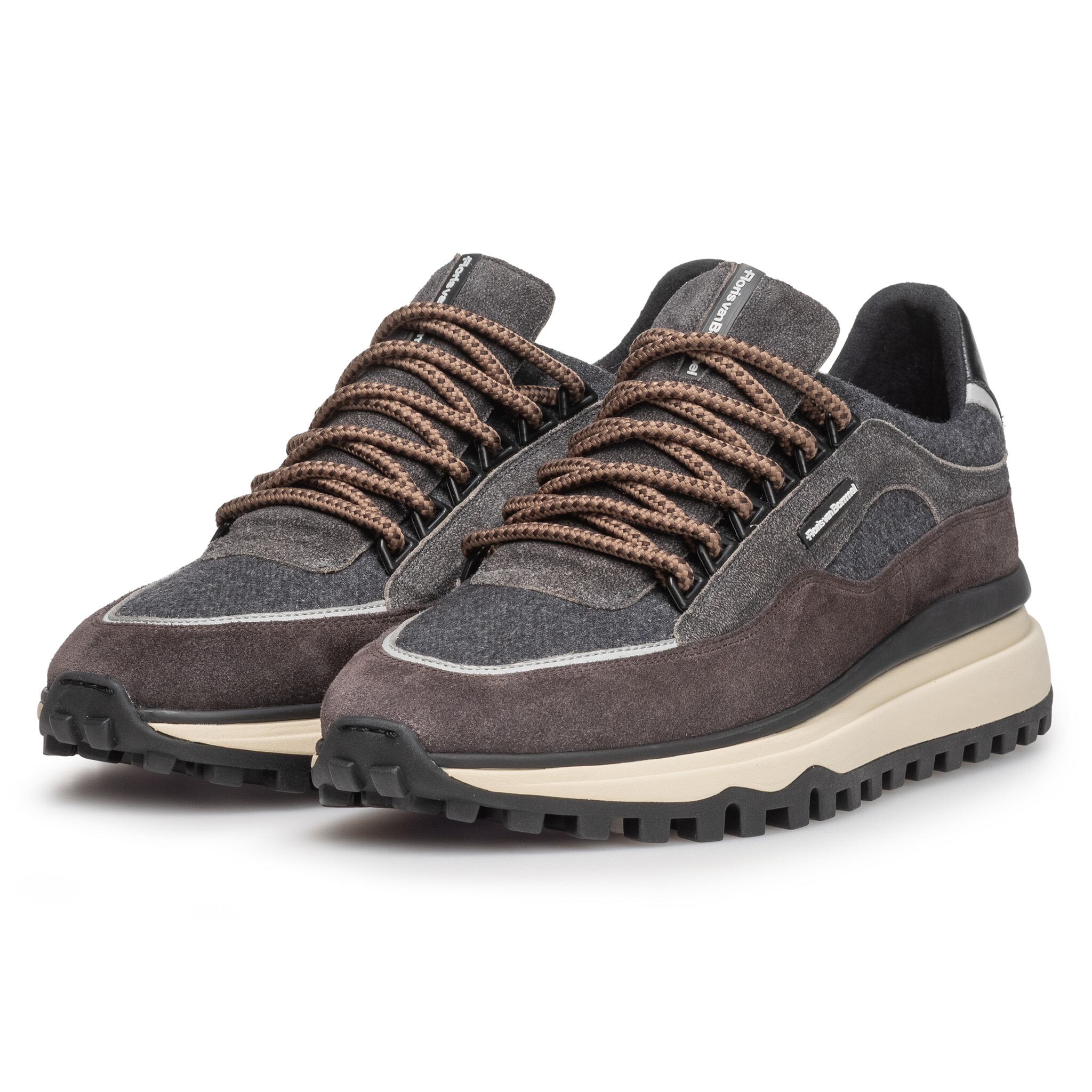 Floris van Bommel Floris van Bommel Sneaker De Gripper 03.00 Donker Grijs