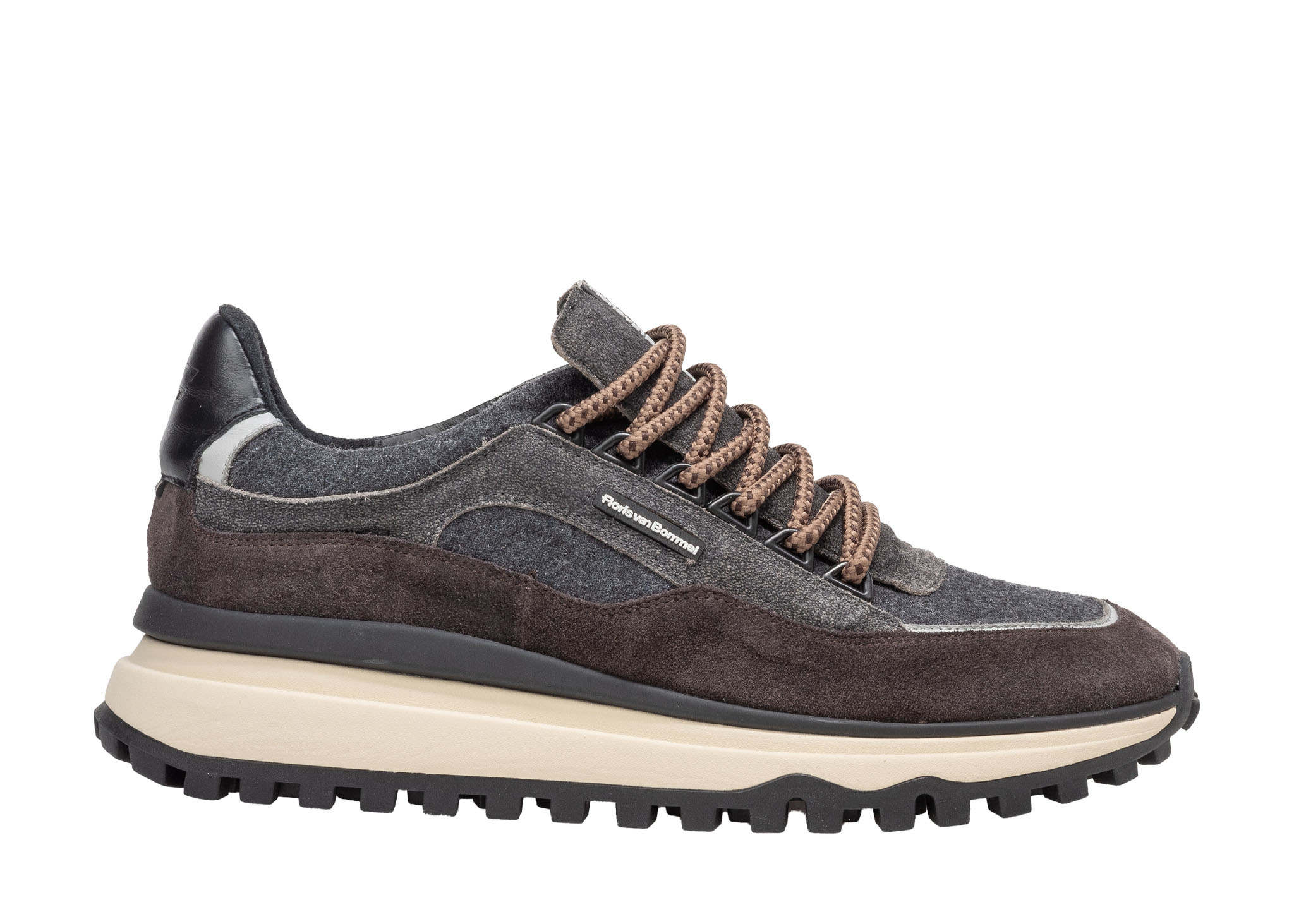 Floris van Bommel Floris van Bommel Sneaker De Gripper 03.00 Donker Grijs