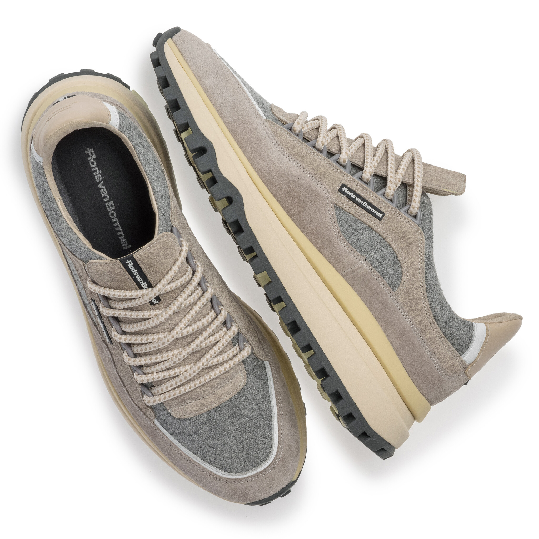 Floris van Bommel Floris van Bommel Sneaker De Gripper 03.02 Bruin