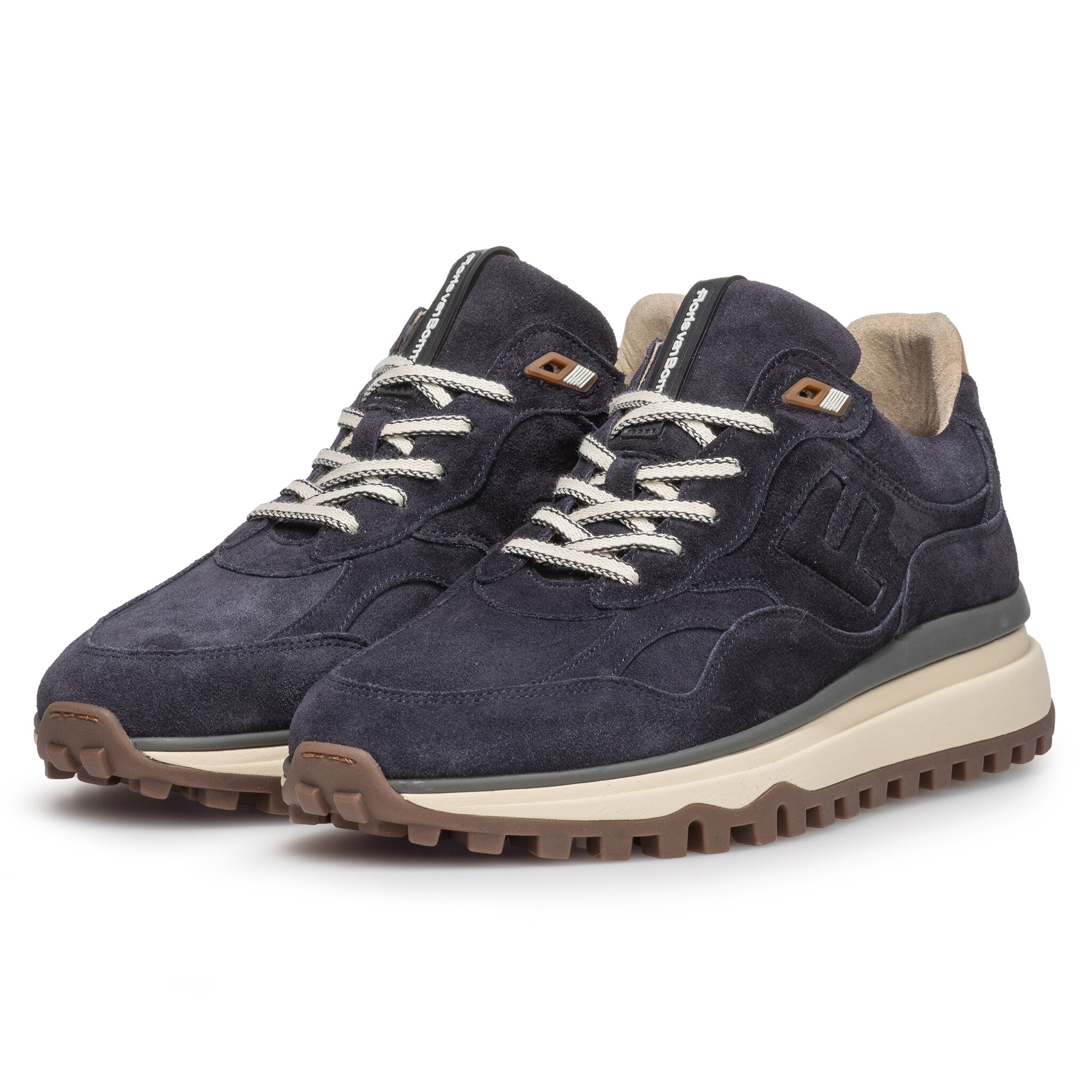 Floris van Bommel Floris van Bommel Sneaker De Gripper 01.13 Blauw