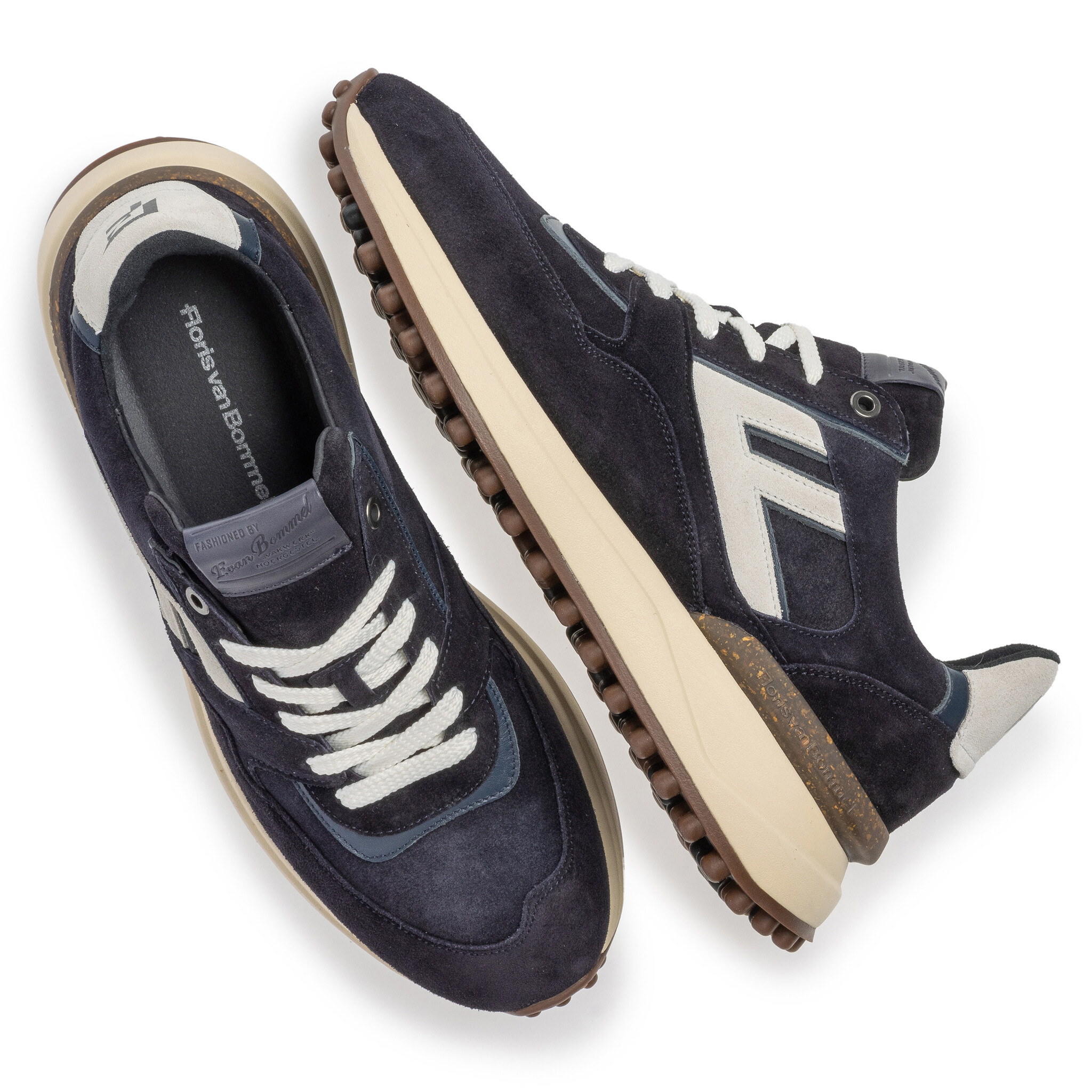Floris van Bommel Floris van Bommel Sneaker Noppi 29.46 Donker Blauw