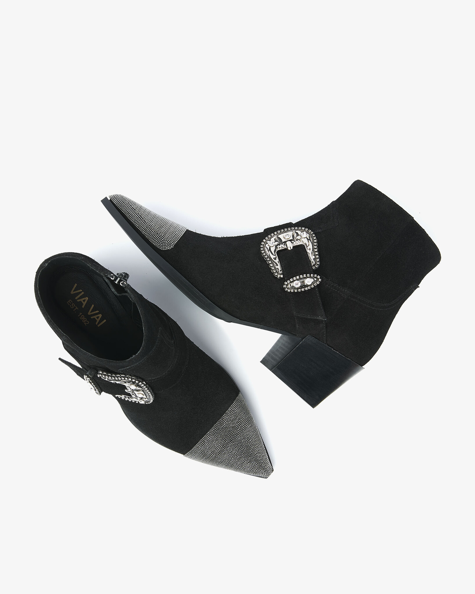 Via Vai VIA VAI Enkellaarsje Kate Jemma  62313-01-900 Zwart