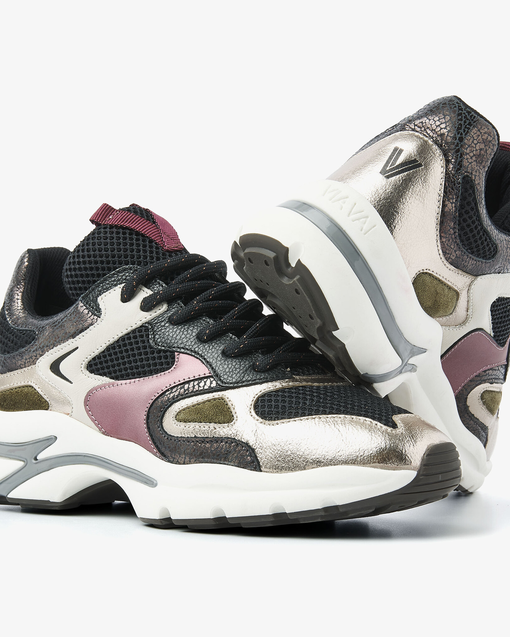 Via Vai VIA VAI Sneaker Vesper Due 62215-04-900 Zwart