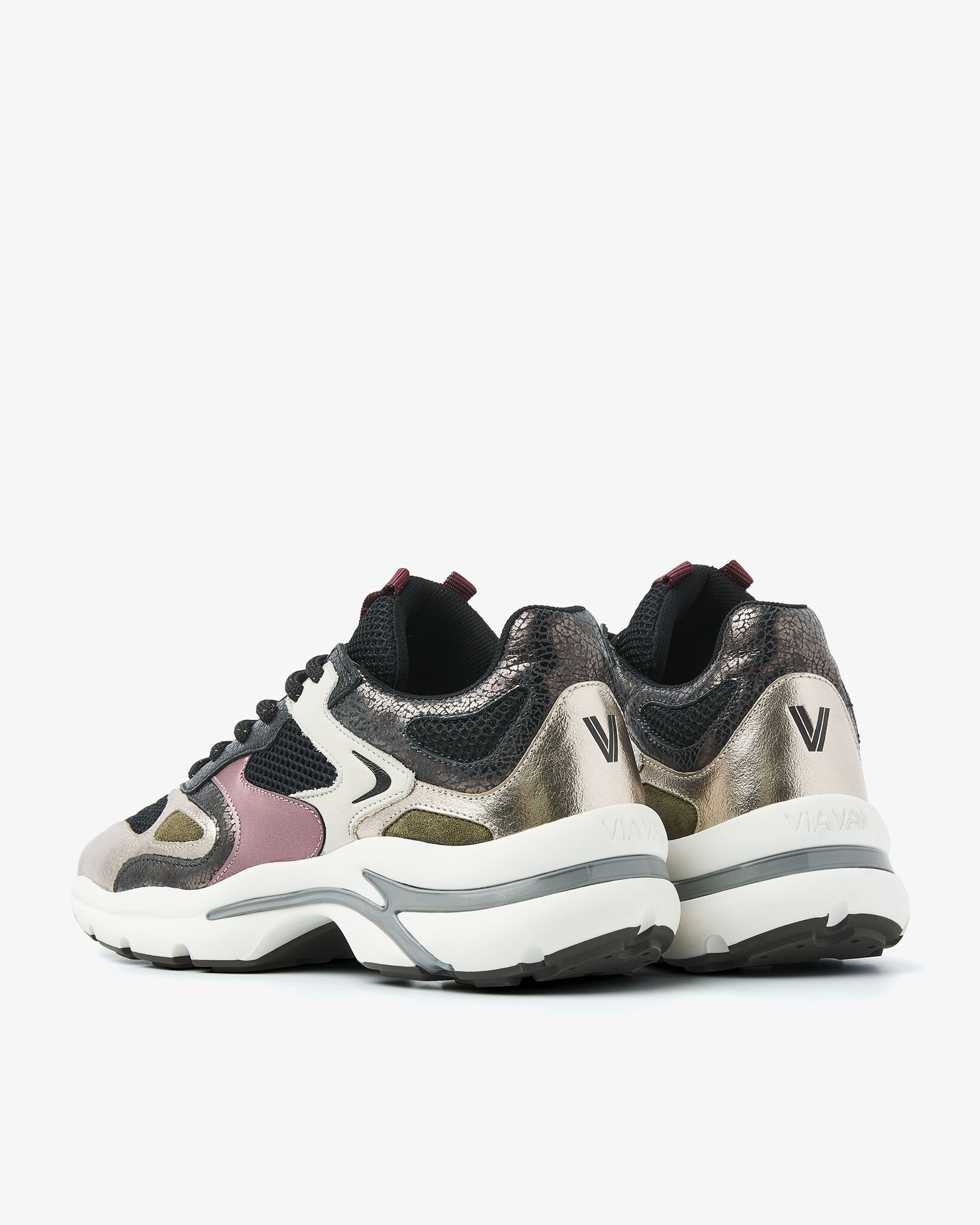 Via Vai VIA VAI Sneaker Vesper Due 62215-04-900 Zwart