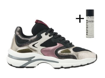 Via Vai VIA VAI Sneaker Vesper Due 62215-04-900 Zwart
