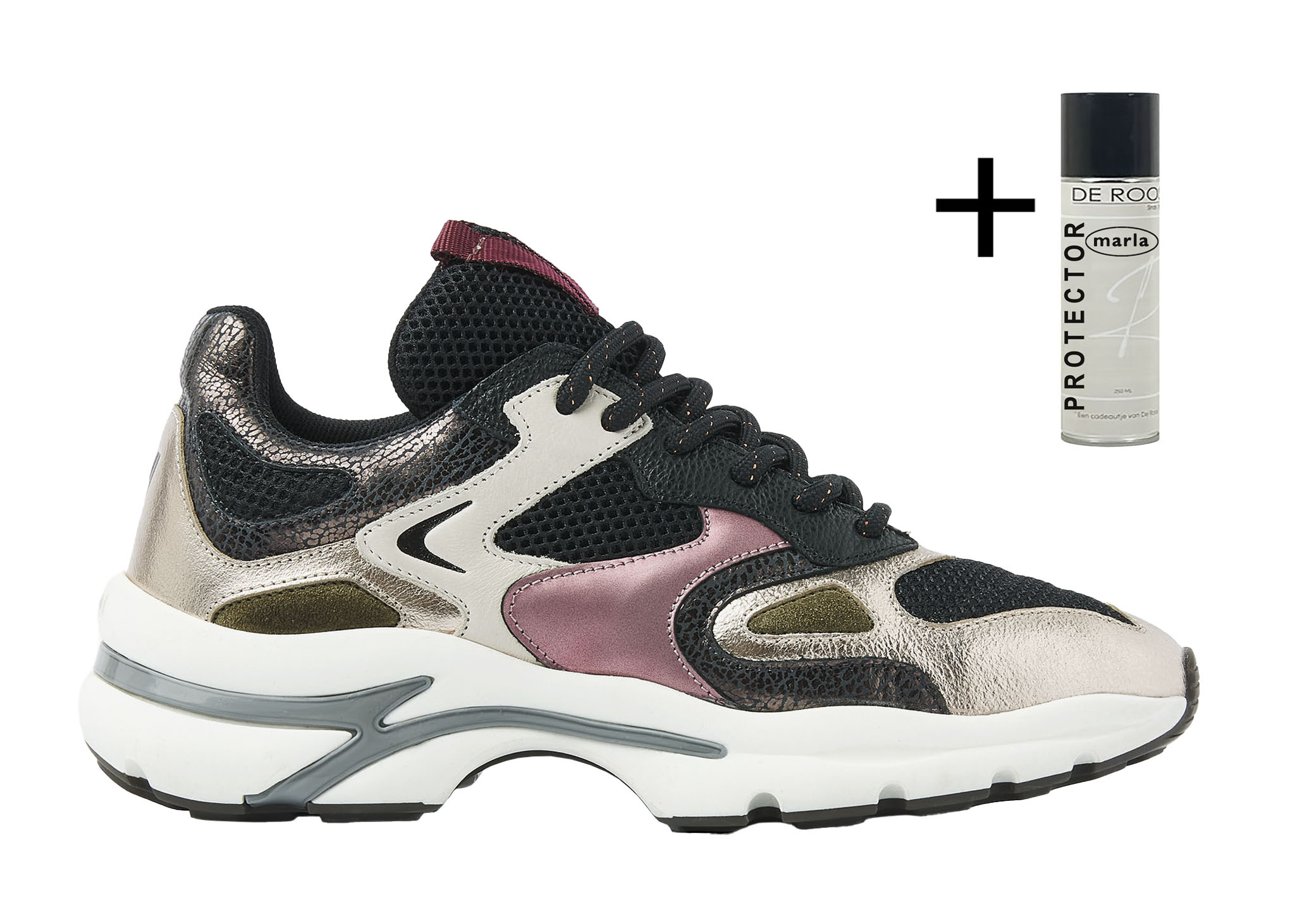 Via Vai VIA VAI Sneaker Vesper Due 62215-04-900 Zwart