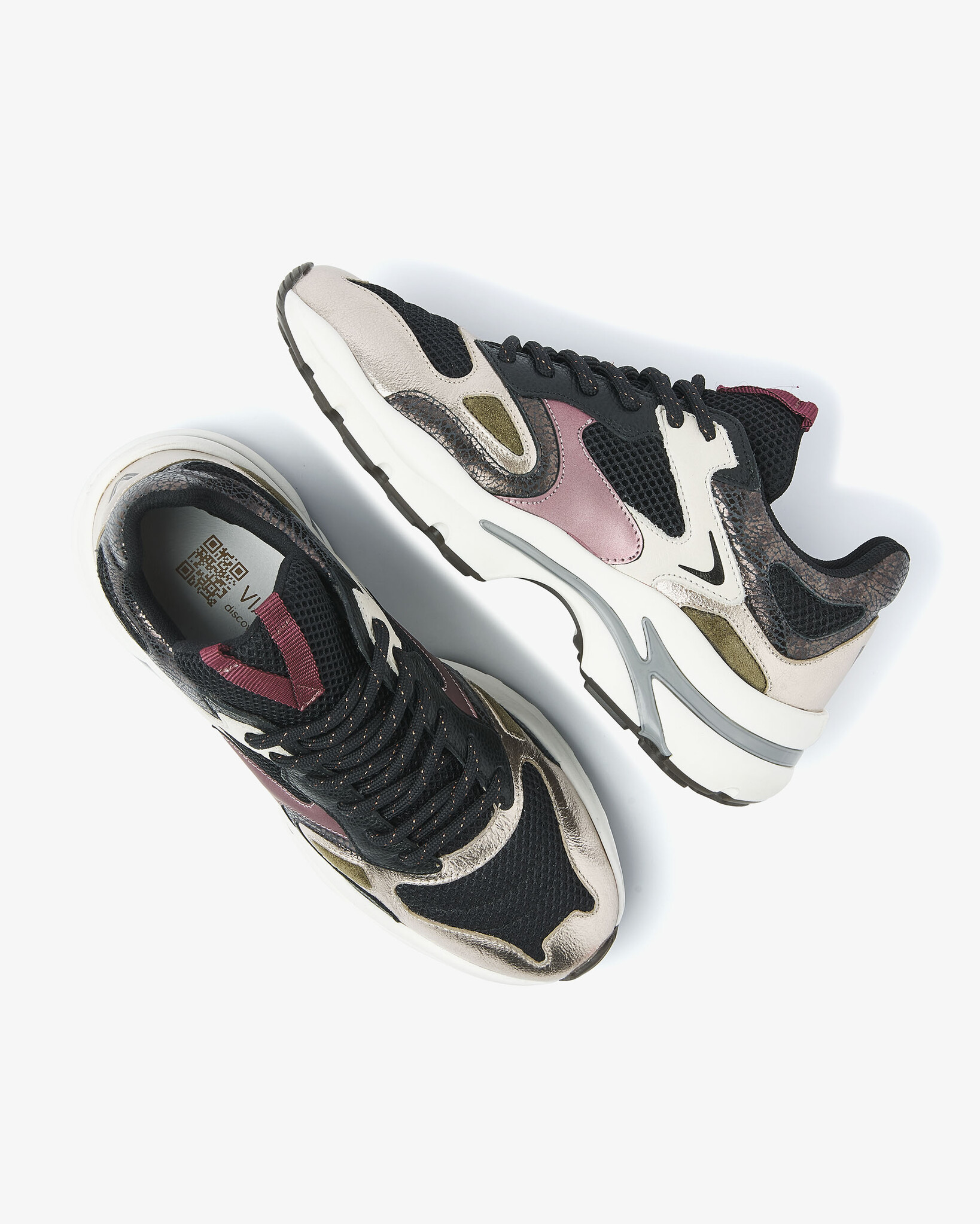 Via Vai VIA VAI Sneaker Vesper Due 62215-04-900 Zwart