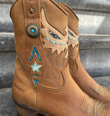 Sendra Sendra Western Boots 18673 Bruin / Turquoise