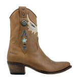 Sendra Sendra Western Boots 18673 Bruin / Turquoise