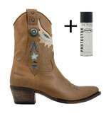 Sendra Sendra Western Boots 18673 Bruin / Turquoise