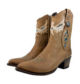 Sendra Sendra Western Boots 18673 Bruin / Turquoise