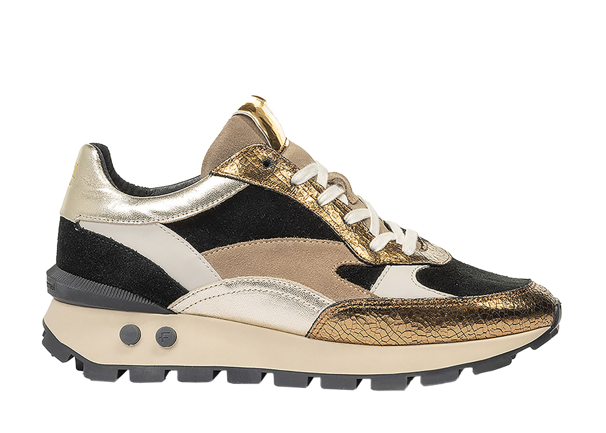 Floris van Bommel Floris van Bommel Sneaker Blokki 04.00 Goud