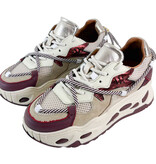 DWRS DWRS Sneakers Saturnus J5554C/T-16 Bordeaux