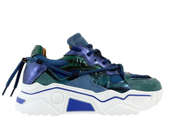 DWRS DWRS Sneakers Jupiter J5554C-92 Blauw / Groen