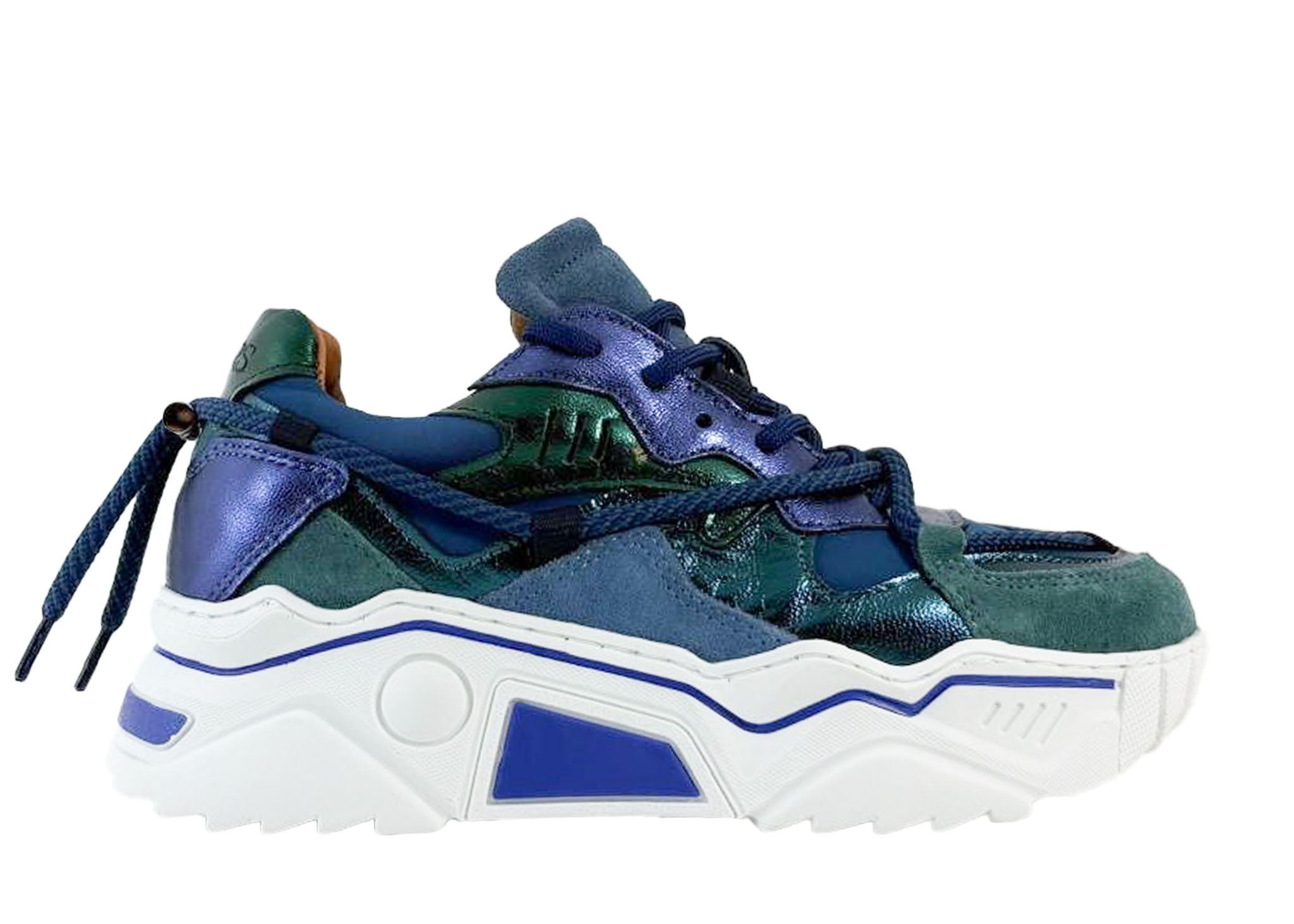 DWRS DWRS Sneakers Jupiter J5554C-92 Blauw / Groen