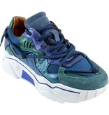 DWRS DWRS Sneakers Jupiter J5554C-92 Blauw / Groen