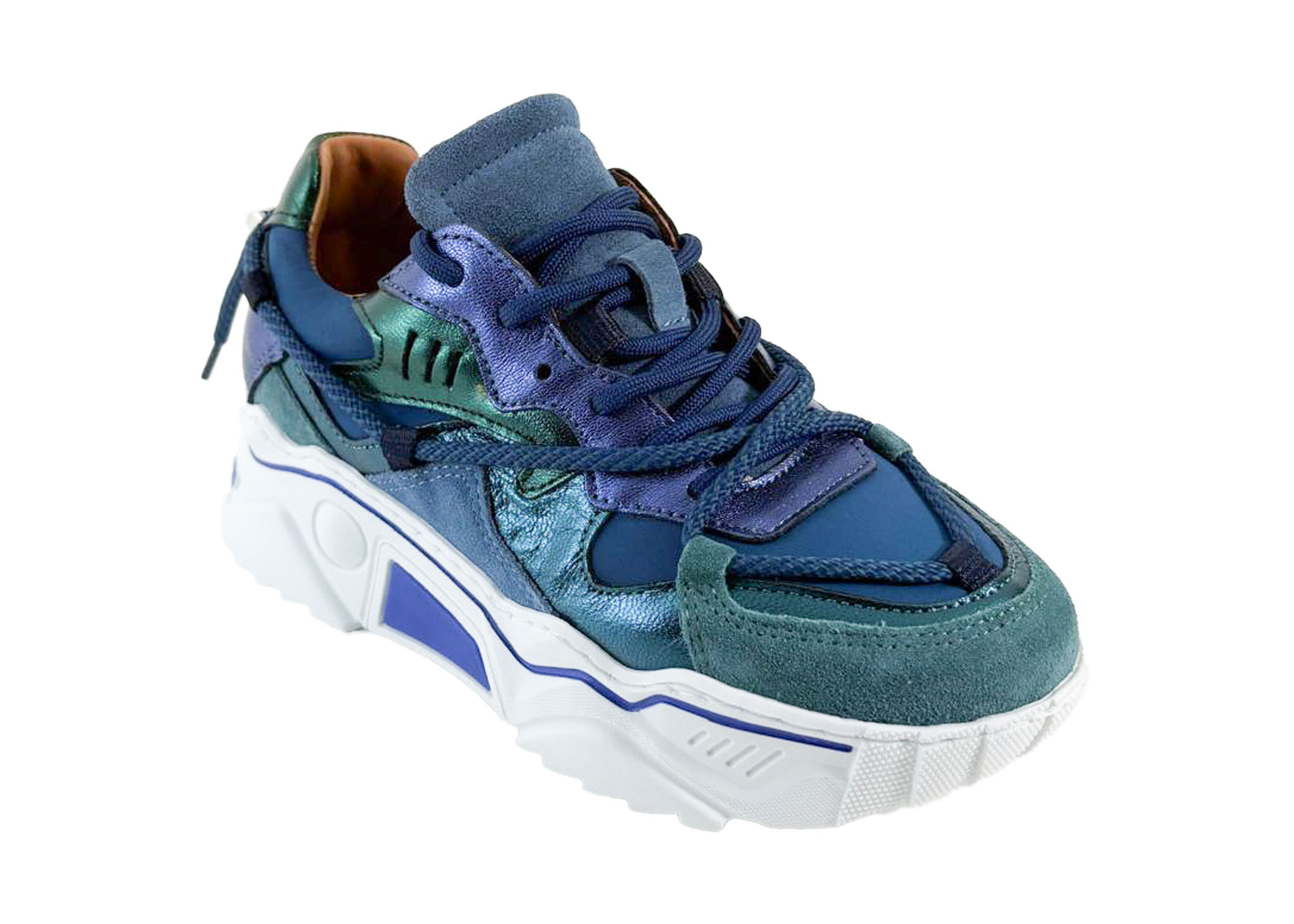 DWRS DWRS Sneakers Jupiter J5554C-92 Blauw / Groen