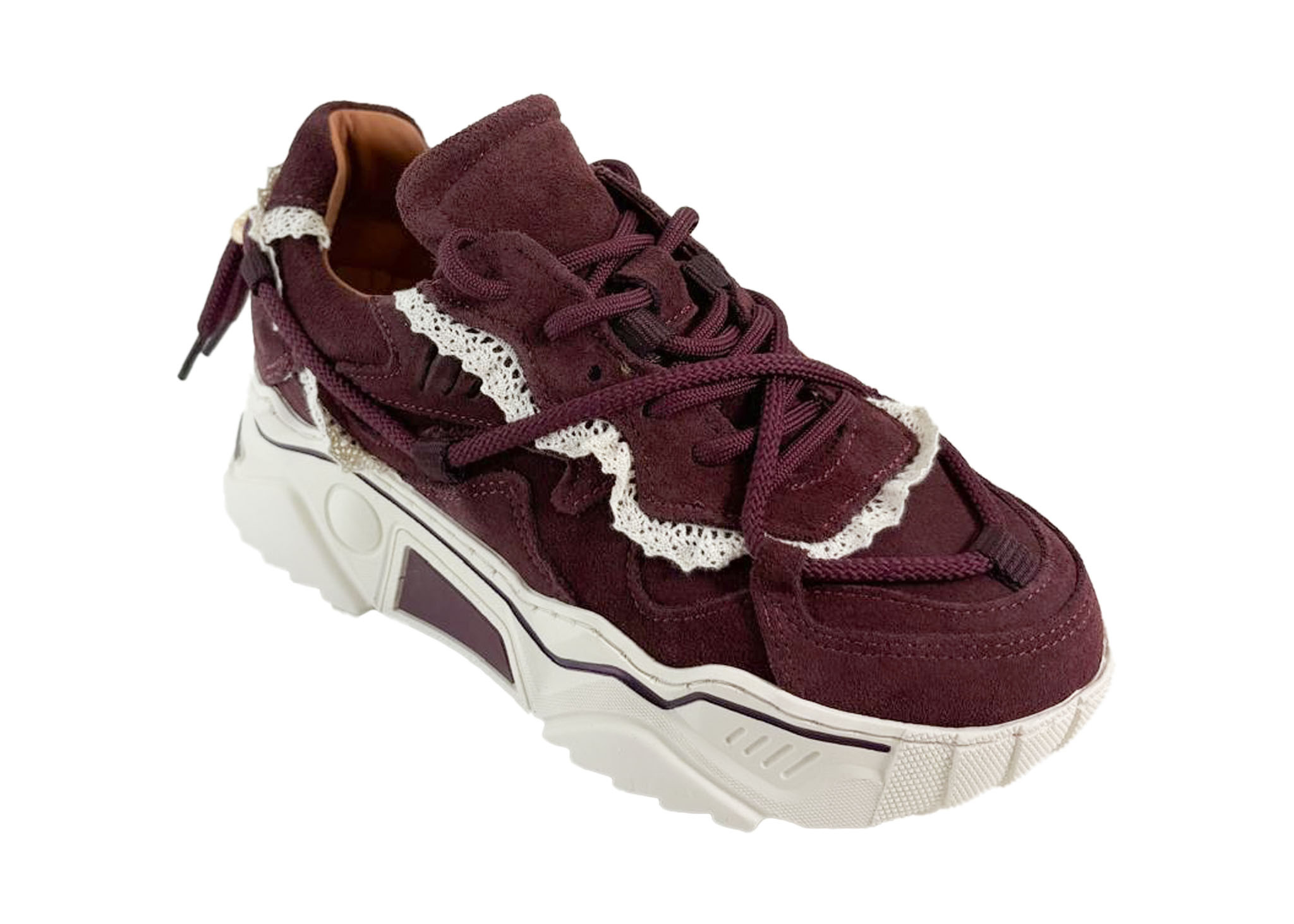 DWRS DWRS Sneakers Jupiter J5554F-03 Bordeaux