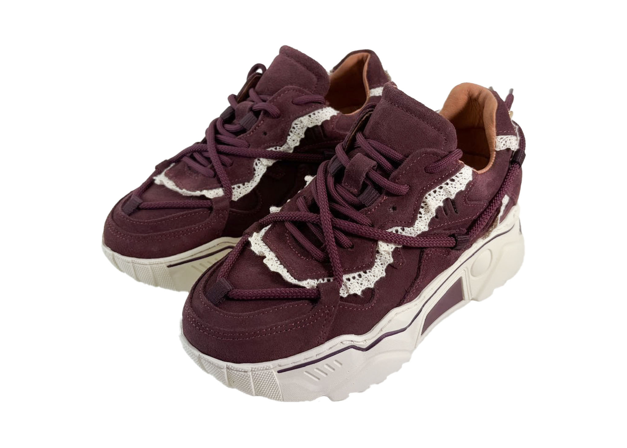 DWRS DWRS Sneakers Jupiter J5554F-03 Bordeaux