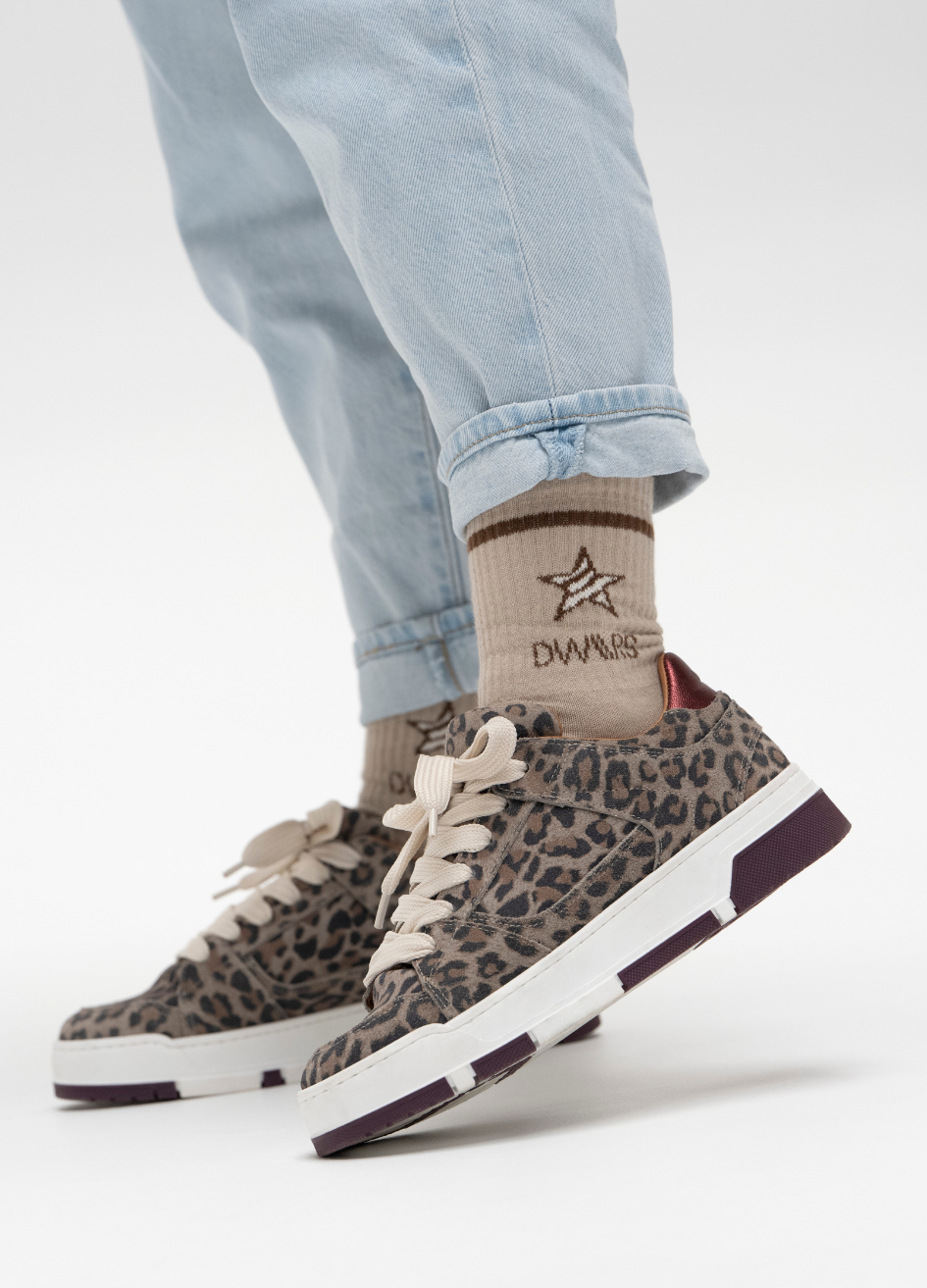 DWRS DWRS Sneakers Whitby J6972-02 Luipaard