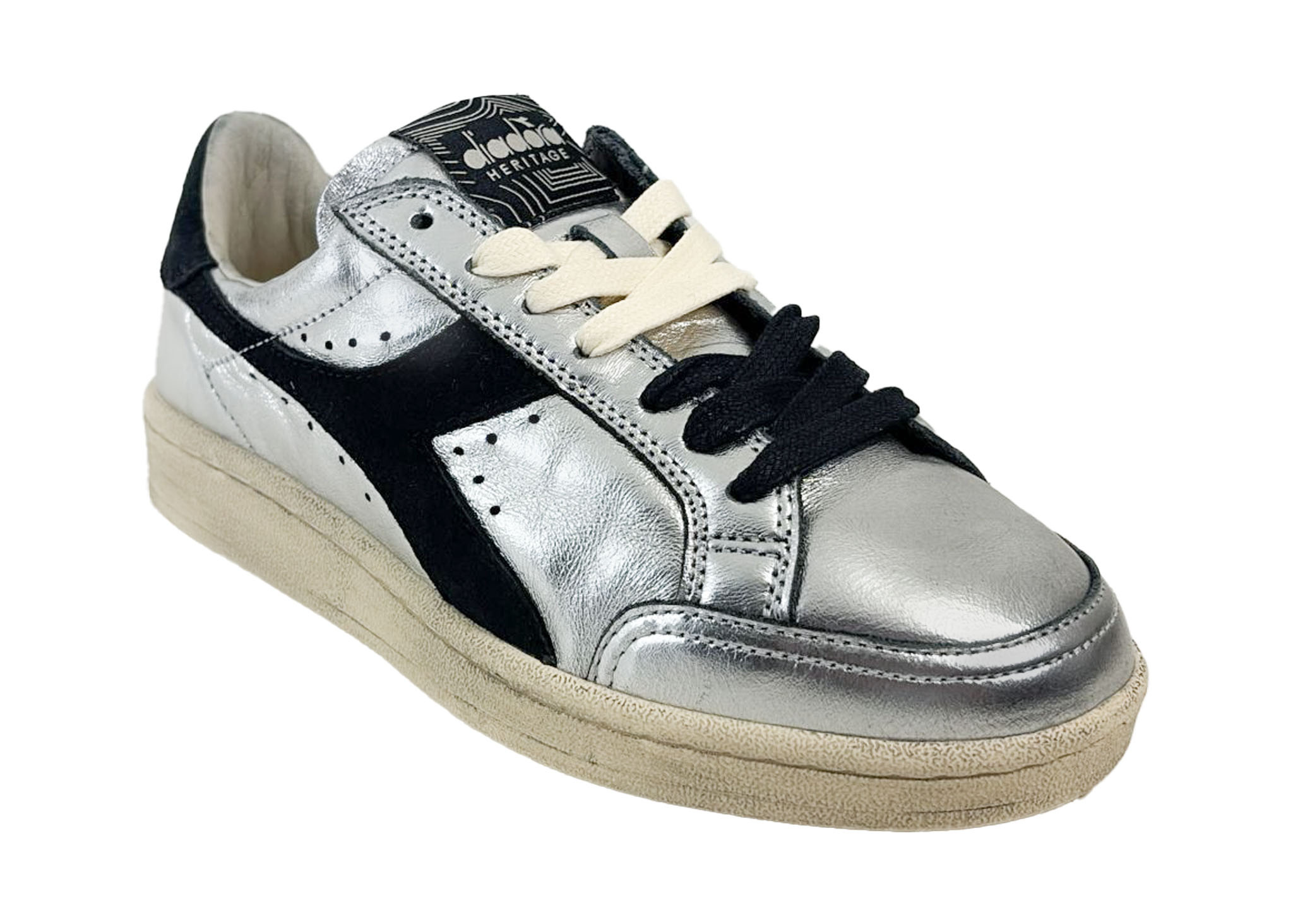 Diadora Diadora Heritage Sneakers Prestige Metal Used Zilver