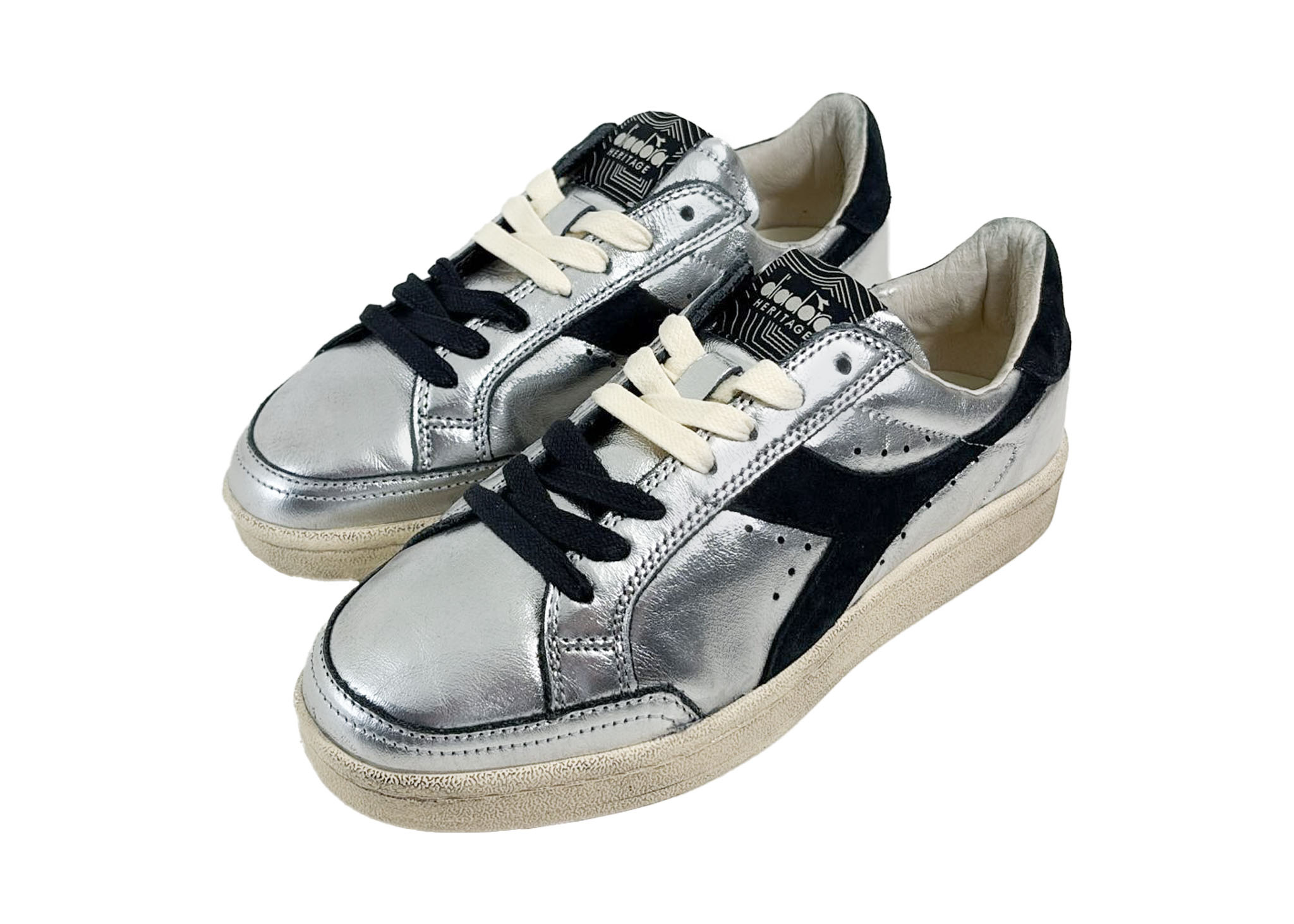 Diadora Diadora Heritage Sneakers Prestige Metal Used Zilver