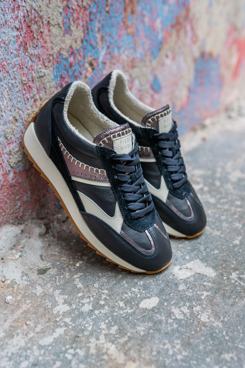 Piedi Nudi Piedi Nudi Sneaker Harlem 02.03 Zwart