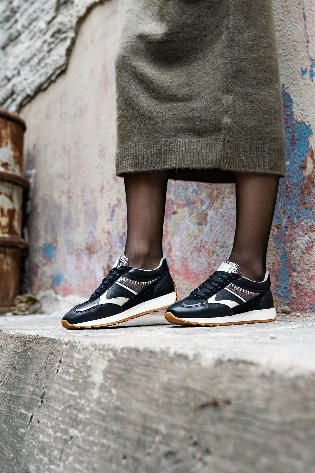 Piedi Nudi Piedi Nudi Sneaker Harlem 02.03 Zwart