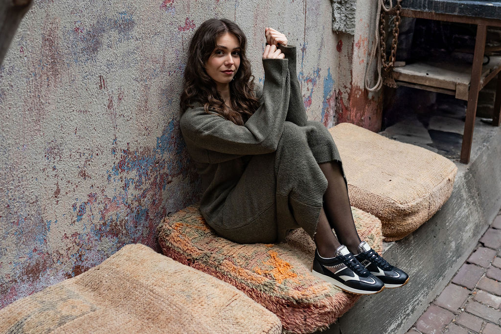 Piedi Nudi Piedi Nudi Sneaker Harlem 02.03 Zwart